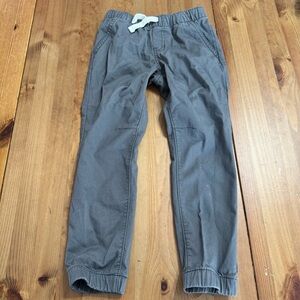 Cat & Jack Cotton Gray Joggers Pocket Blogger Favorite Reinforced Knees Twill 5T